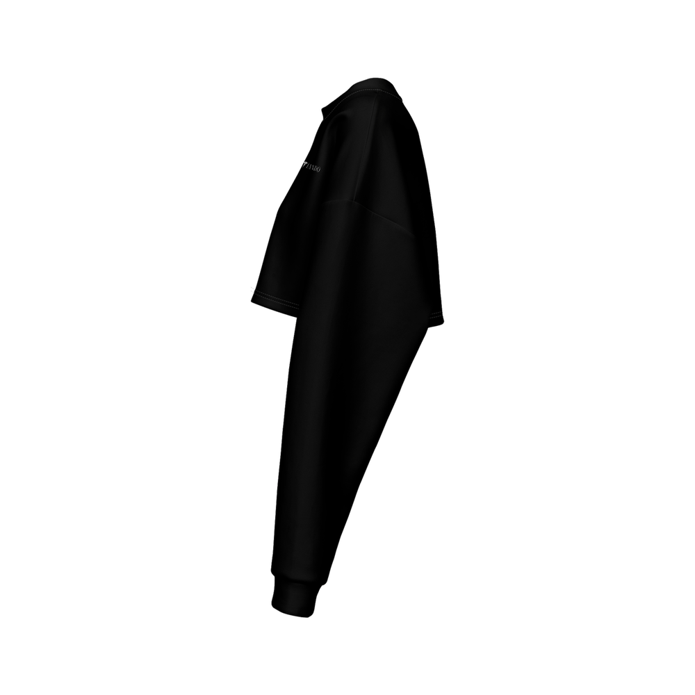 IANDO Yoga Black Crewneck