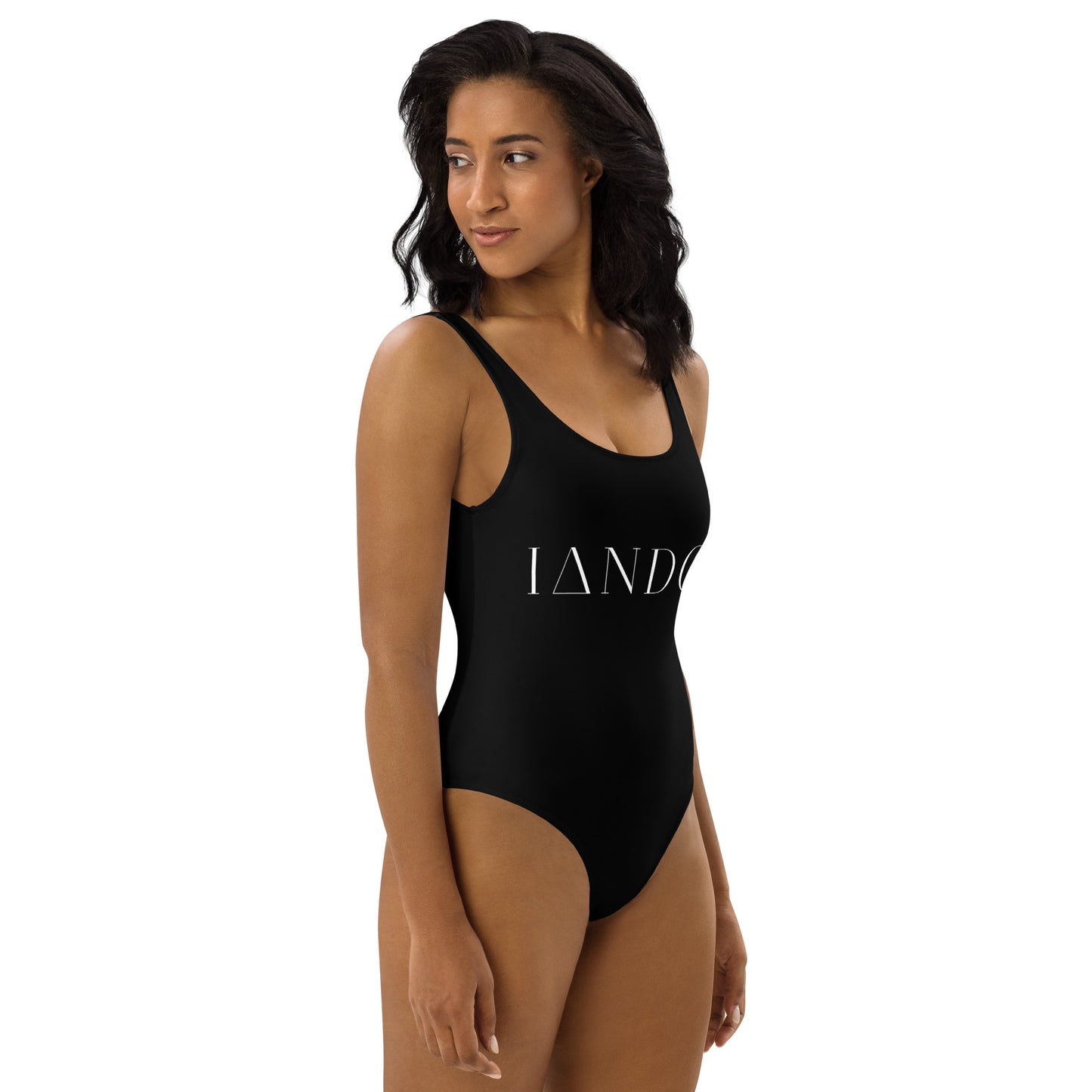 IANDO Black One-Piece Swimsuit
