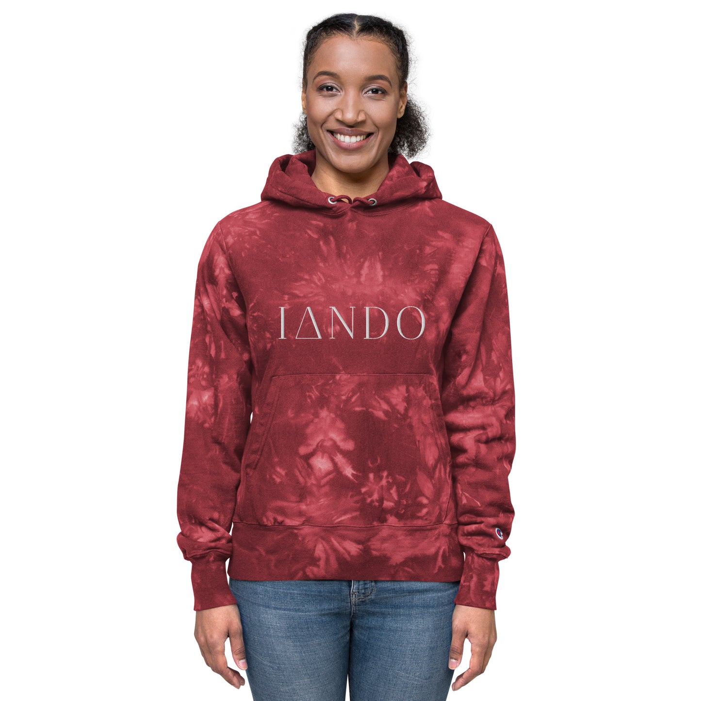 IANDO Champion Chest Hoodie