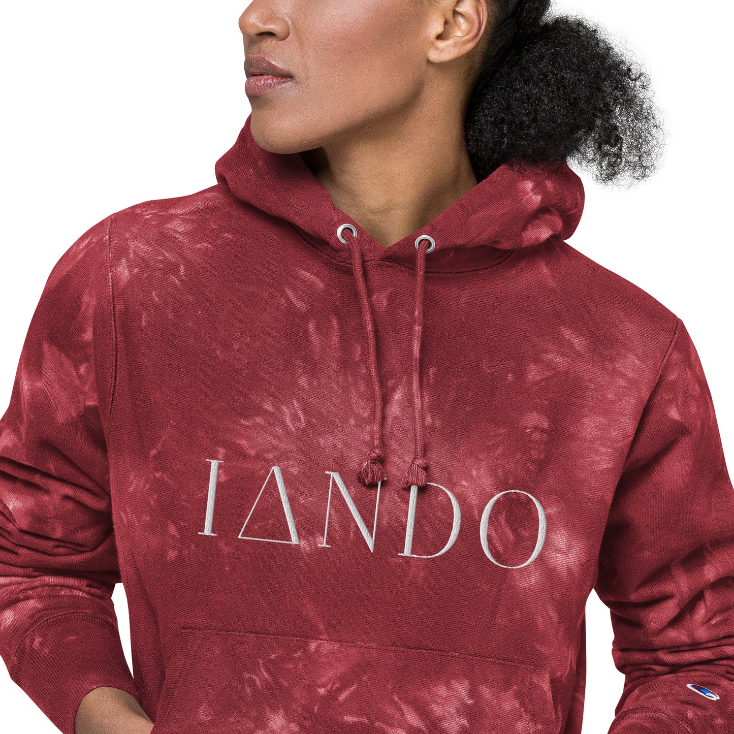 IANDO Champion Chest Hoodie