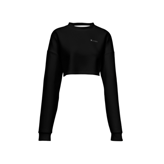 IANDO Yoga Black Crewneck