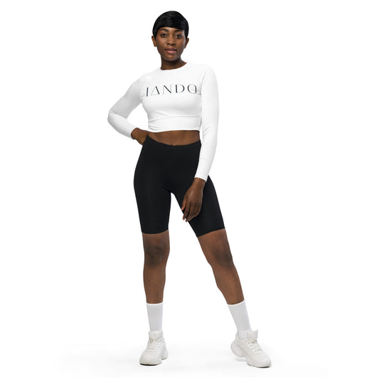 IANDO Recycled Long-Sleeve Crop Top