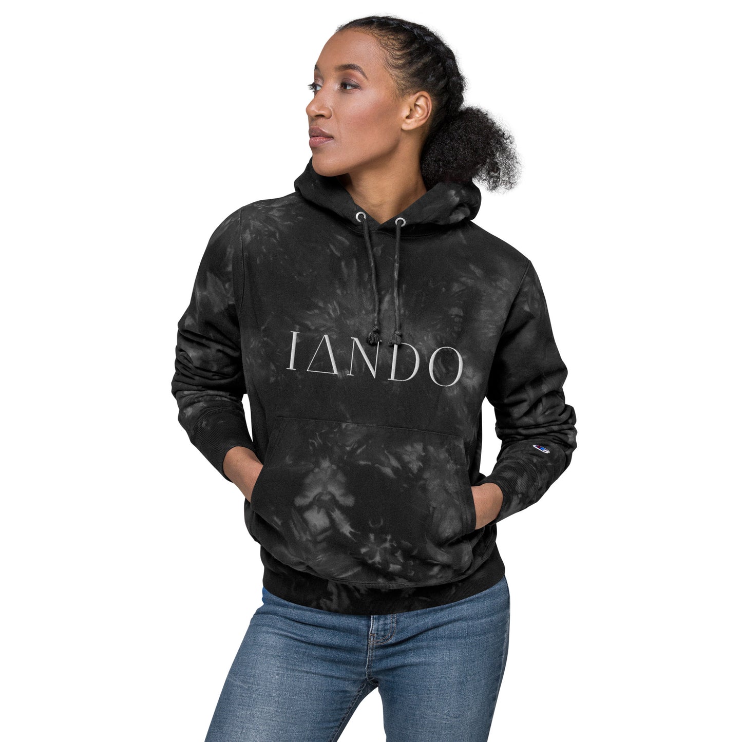 IANDO Champion Chest Hoodie