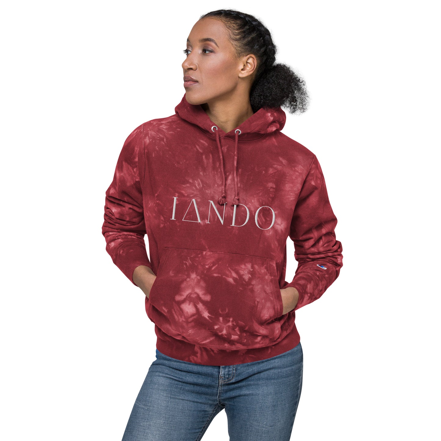 IANDO Champion Chest Hoodie