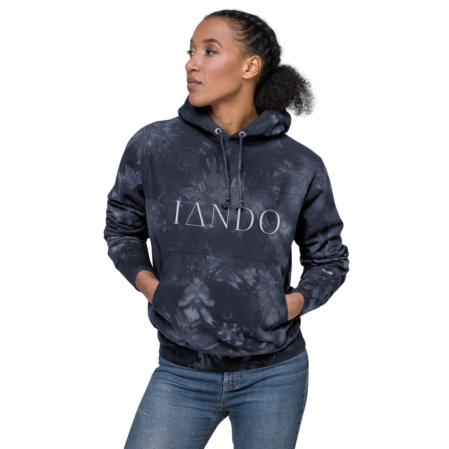 IANDO Champion Chest Hoodie